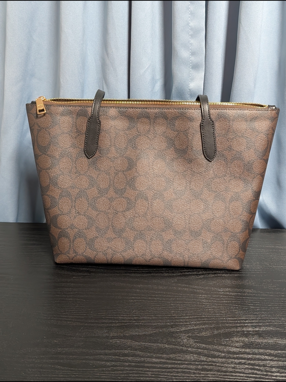 Coach Signature Zip Top Tote & Wallet Gift Set  "NWT" - Picture 8 of 9